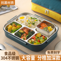 Japans Zdzsh insulation lunch box office worker 304 stainless steel deepening large-capacity student-specific compartment lunch box