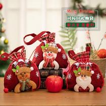 Christmas socks Christmas socks gift bags gift socks decoration gifts 2021 hanging decoration scene decoration dress