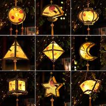 2021 Mid-Autumn Festival Lantern Moon Lantern Hanging Ornaments Palace Lantern Decoration Hanfu Party Event Scene