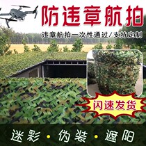 Custom density Beach Green site model camouflage net camouflage network satellite cover anti-counterfeiting net summer dust net