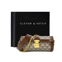 Small ck flagship store official website women's bag 2021 new tide Joker chain shoulder messenger bag cylinder bag small round bag