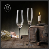 European-style imported crystal champagne glass handmade cup creative wine sparkling wine goblet set home upscale pair Cup