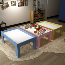 Childrens building block table compatible with Lego boys 3-6 years old assemble 7 girls puzzle multi-functional play sand toy table