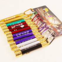 Buy 2 get 1 gold hoop Rod UV banknote detector lamp infrared laser light fluorescent agent detector pen lighting flashlight