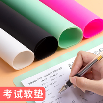 Writing pad soft silicone students use transparent desktop a4 writing test paper pad for primary school students examination special multi-functional a3 silicone table mat placemat childrens writing hard board plastic writing board