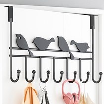 Door back adhesive hook-free strong viscose bedroom clothes storage rack creative home hanging wall coat rack