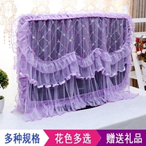 Lace TV cover Desktop hanging curved face ultra-thin LCD TV cover boot does not take the dust cover