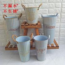 Flower-flower Bottled Water Wake-up Flower Shop Dedicated flower Bucket Dry flowers Flowers Flower Bucket Retro Home Large Number of flowers