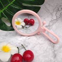 Magnifying makeup mirror portable mirror desktop folding Beauty Mirror acne needle cell clip magnifying glass to blackhead artifact