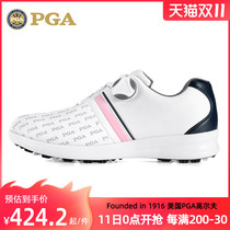 American PGA golf shoes ladies waterproof shoes knob shoelace sneakers anti-skid studs