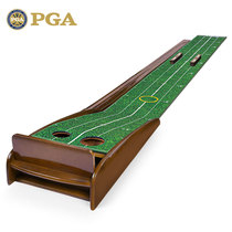 US PGA Indoor Golf Solid Wood Putter Trainer Office Home Push Rod Practice Blanket High-end Gift