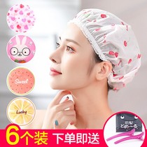 Head hood hat bathing waterproof punching cool hat adult girls want hat hair hat woman bathing with a wash-head hat adult