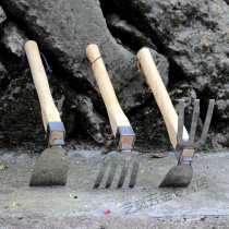 xiao chu tou weeding pulverizing digging dual-use rake home reclamation stainless steel vegetables flowers tools agricultural tools