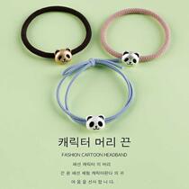 Head rope female Korean student cute panda Hairband female rubber band couple bracelet to send boyfriend small rubber band