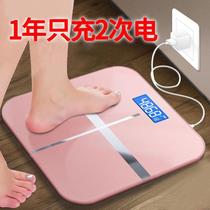 Home electronic scale usb rechargeable electronic scale weighing scale human scale adult weighing cartoon scale