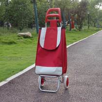Large shopping cart shopping cart old man portable climbing trolley supermarket trolley shopping artifact