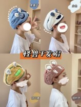 Dry hair cap absorbent quick-dry female cute cartoon cap cap scarf wipe head dry hair towel Net red thick shampoo towel