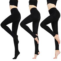 Medium-thick foot stockings bottom socks spring and autumn without velvet pantyhose womens stockings