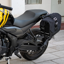 Suitable for Longxin Wuxi 300AC500AC modified side bag retro motorcycle leather side box waterproof non-destructive installation