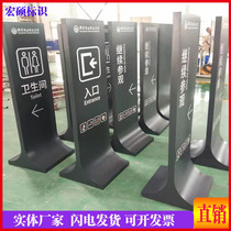 Spiritual fortress parking glowing Scenic Spot vertical indoor publicity guide index hotel Hall indicator board