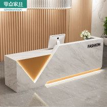 Cashier Net celebrity ins clothing store Bar counter Simple modern barber shop front desk Commercial dental clinic reception desk