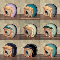 Taiwan PENGUIN Helmet Harley retro half helmet vespa ginger Gora pedal 34 helmets small helmet men and women