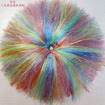 Plastic shuttlecock (2 sets) pure handmade nylon plastic silk thread thread kindergarten childrens handmade shuttlecock with rope