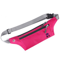 Close-fitting anti-theft ultra-thin fanny pack female Oxford cloth wear-resistant running mobile phone bag male outdoor sports satchel shake sound source