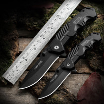 Outdoor folding knife high hardness military knife portable field survival folding knife multifunctional Swiss knife camping fruit knife
