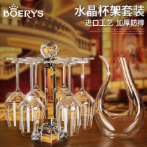 Crystal wine glasses high-end wine glasses set home Decanter wine glasses personality luxury goblet wine set