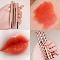 Lipstick orange cream carrot A Po color Matte orange Orange red orange orange bright orange yellow pumpkin lip glaze