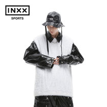 inxx sports 21 autumn new men and women with the same loose pullover sleeveless knitwear couple shopping mall same model