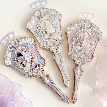花知晓贝壳珍珠化妆镜-花知晓贝壳珍珠化妆镜促销价格、花知晓贝壳珍珠