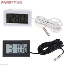 Temperature-controlled aquarium suction plate water thermometer high-precision probe fish pond seawater water temperature