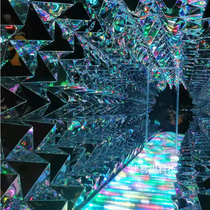 Super easy Cisco technology professional customization large entertainment warm field puzzle props Explosion-proof tempered glass diamond tunnel