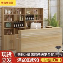 Bar display cabinet Hotel bar counter Cashier Wine cabinet All-in-one table Commercial with corner combination Hotel Restaurant