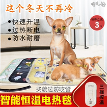 Pets electric blanket heating cushion warm cushion waterproof and anti-bite anti-bite anti-leakage dog kittens sleeping three-stop constant temperature