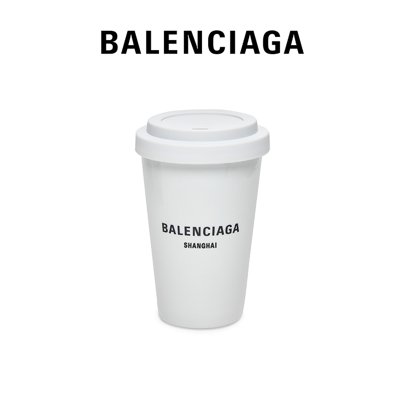 BALENCIAGA SHANGHAI ブランドロゴ入りコーヒーカップ