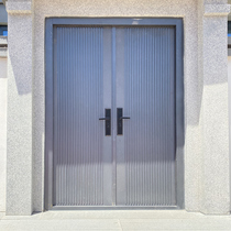 Cast aluminum door villa door double door custom rural entrance door security door Home Child door copper door entrance door