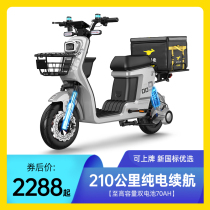 New national standard electric bicycle lithium battery battery car small new Meitan takeaway special electric car can be licensed