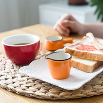 -Mini milk tank super small stainless steel milk can Milk Cup coffee kit coffee kit coffee plus Milk Cup-