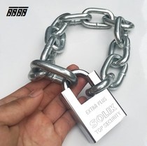Tam lock dormitory sliding door with lock small padlock motorcycle lock iron chain door lock long Iron Chain Home