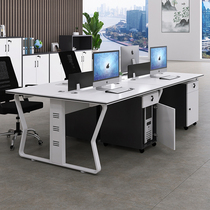 Desk chair combination minimalist modern staff screen table and chairs 46 double digit office table staff station table