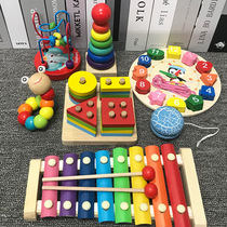 Hand knock piano Boy girl baby Childrens puzzle music toy 1-3 years old baby beat eight-tone xylophone