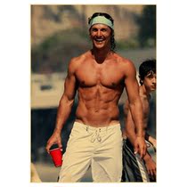 Matthew McConaughey MatthewMcConaughey poster mural retro hanging painting a2b49b58