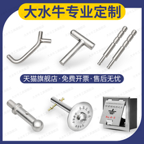 Customized settlement observation point nail gps level point protection box stainless steel control point measuring nail