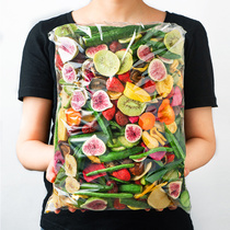 Three squirrels dried fruits and vegetables mixed with okra mushroom assorted ready-to-eat crisps freeze-dried fruit snacks