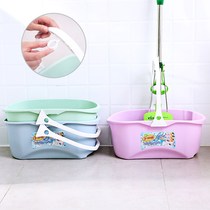 2021 sponge rectangular plastic bucket thickened household plastic washing bucket bucket rinse plastic mop home