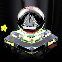 High-grade crystal perfume seat creative car ornaments car interior ornaments car accessories multicolored ornaments