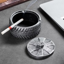 Creative Home Ashtrays Ins personality Nordic retro Living room Trend office Cement minimalist Decorative Smoke Cylinders